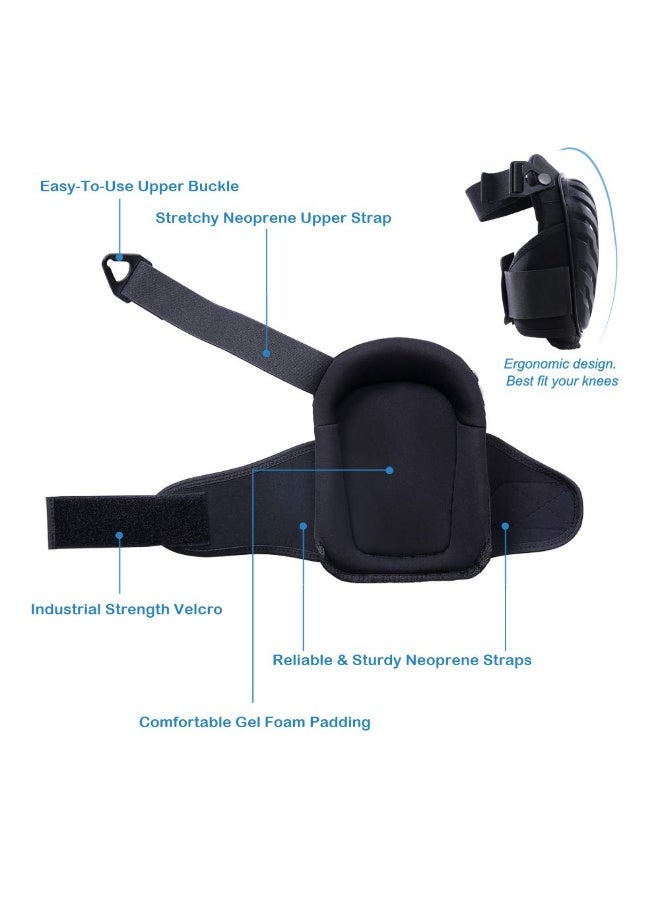 NIBEMINENT Professional Knee Pads for Work - Heavy Duty Foam Padding Gel Construction Knee Pads with Strong Double Straps – Comfortable Knee Protection for Indoor and Outdoor Use (Knee High) - Image 5